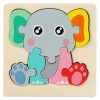 Puzzle Montessori con elefante